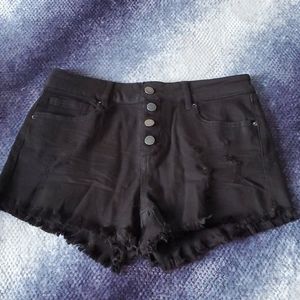 Black Angel Kiss high-waisted shorts size 9